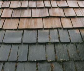 roof repair cedar shake roof.
